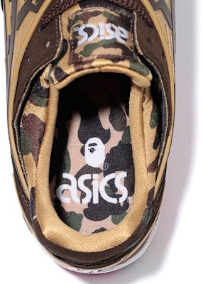 A Bathing Ape x ASICS Gel Kayano Trainer 'Brown Camo' Sepatu Pria Cokelat Camo HQ50U-8861 Lookbook A Bathing Ape x ASICS Gel Kayano Trainer 'Brown Camo' Sepatu Pria Cokelat Camo HQ50U-8861