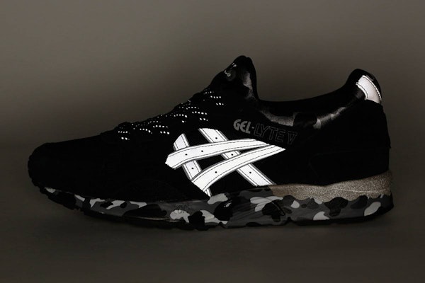 A Bathing Ape x ASICS Gel Lyte 5 'Black Camo' HQ50V-8893 Details for A Bathing Ape x ASICS Gel Lyte 5 'Black Camo' HQ50V-8893