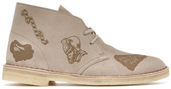 A Bathing Ape x Clarks 沙漠靴 '灰色浮雕' 26149860 Buy A Bathing Ape x Clarks 沙漠靴 '灰色浮雕' 26149860