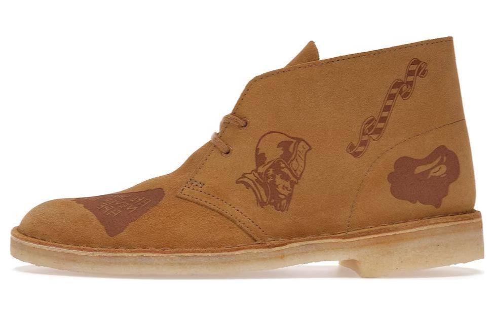 A Bathing Ape x Clarks Desert Boot 'Oak Embossed' 26149861