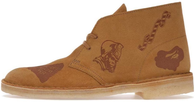 A Bathing Ape x Clarks Desert Boot 'Oak Embossed' 26149861 Buy A Bathing Ape x Clarks Desert Boot 'Oak Embossed' 26149861