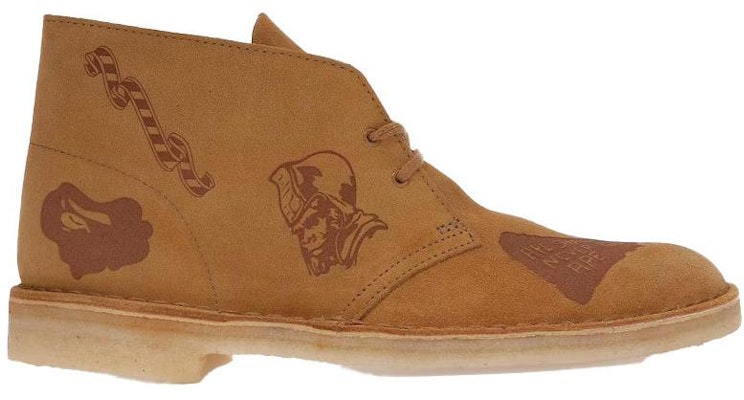 A Bathing Ape x Clarks Desert Boot 'Oak Embossed' 26149861 Order A Bathing Ape x Clarks Desert Boot 'Oak Embossed' 26149861