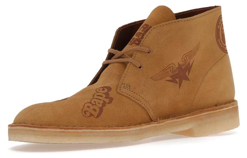 Lookbook Boot A Bathing Ape x Clarks Desert 'Oak Embossed' 26149861