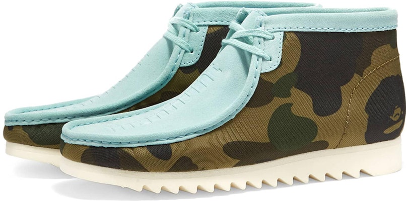 A Bathing Ape x Clarks Wallabee 'Light Blue Camo' 26149862 Order A Bathing Ape x Clarks Wallabee 'Light Blue Camo' 26149862