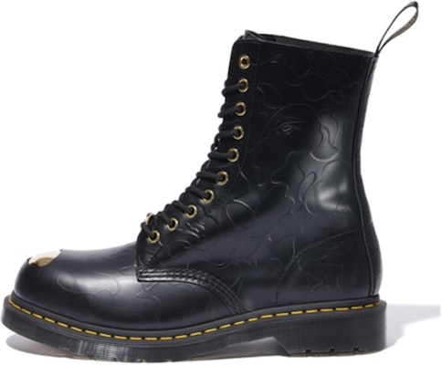 A Bathing Ape x Dr. Martens 1490 Smooth 'Hitam' 24919001 Buy A Bathing Ape x Dr. Martens 1490 Smooth 'Hitam' 24919001