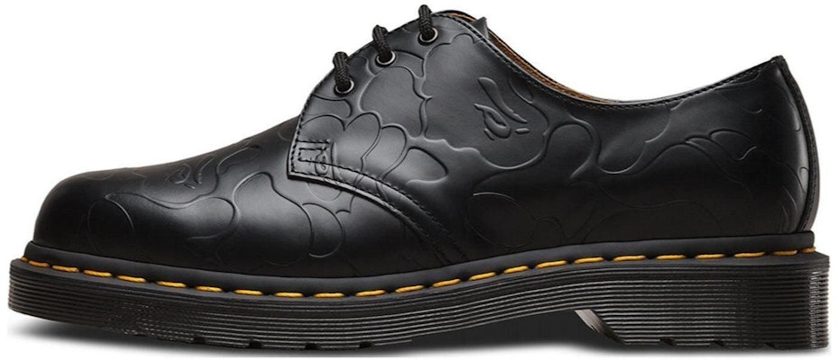 A Bathing Ape x Dr. Martens Emboss 1461 'Negro Camuflaje' 23569001 Buy A Bathing Ape x Dr. Martens Emboss 1461 'Negro Camuflaje' 23569001