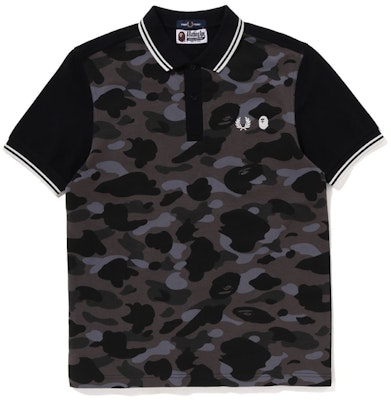 A BATHING APE x FRED PERRY Bape迷彩Polo衫 男款迷彩襯衫 0ZXPOM112901K Order A BATHING APE x FRED PERRY Bape迷彩Polo衫 男款迷彩襯衫 0ZXPOM112901K