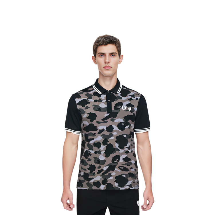 Shop A BATHING APE x FRED PERRY Bape迷彩Polo衫 男款迷彩襯衫 0ZXPOM112901K