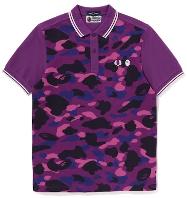 A BATHING APE x FRED PERRY Bape迷彩Polo衫 男款迷彩襯衫 0ZXPOM112901K Purchase A BATHING APE x FRED PERRY Bape迷彩Polo衫 男款迷彩襯衫 0ZXPOM112901K