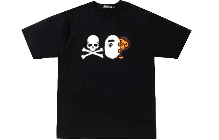 A BATHING APE mastermind JAPAN BAPE KIDS SS22 Cartoon Print Cotton Tee Men. 1I23-110-917