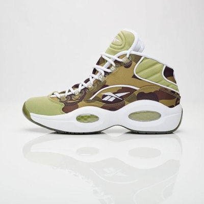 A Bathing Ape x Mita Sneakers x Reebok Question Mid '1st Camo' BD4232 Lookbook A Bathing Ape x Mita Sneakers x Reebok Question Mid '1st Camo' BD4232