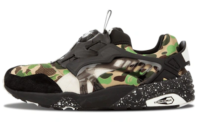 A Bathing Ape x Puma Disc Blaze 'Camo'
