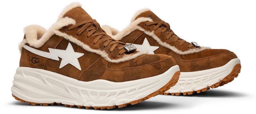 A Bathing Ape x UGG 運動靴『栗色』1105400-M-CHE Cheap A Bathing Ape x UGG 運動靴『栗色』1105400-M-CHE