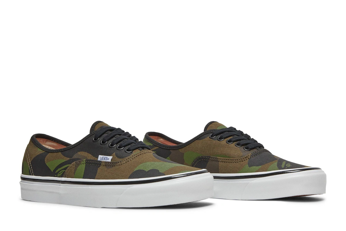 A Bathing Ape x Vans Authentic 44 DX 'Camo'