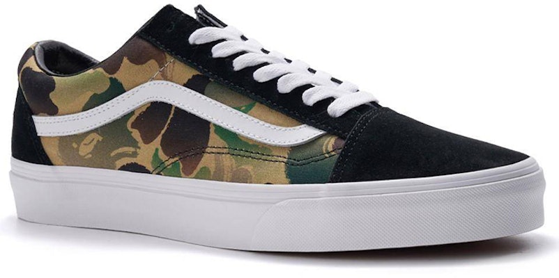 베이프 x 반스 올드스쿨 코텍스 블랙 카모 '블랙' (한정판) VN0A4OE22DR Order 베이프 x 반스 올드스쿨 코텍스 블랙 카모 '블랙' (한정판) VN0A4OE22DR