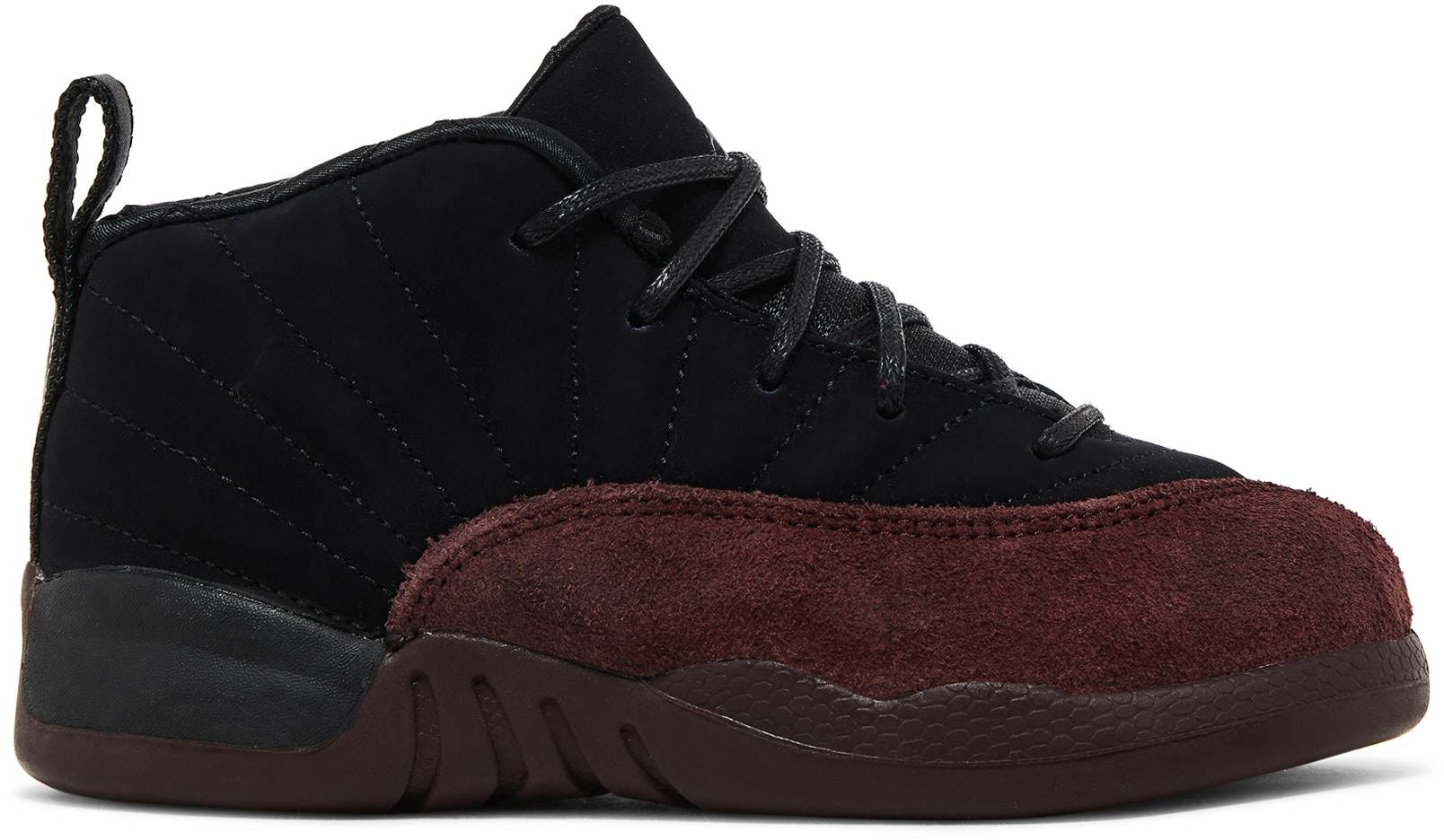 Toddler A Ma Mani re x Air Jordan 12 Black Burgundy Crush