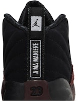 (TD) A Ma Maniére x Air Jordan 12 'Hitam/Burgundy Crush' FB2687-001 Sizing (TD) A Ma Maniére x Air Jordan 12 'Hitam/Burgundy Crush' FB2687-001
