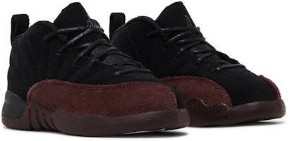 (TD) A Ma Maniére x Air Jordan 12 'Hitam/Burgundy Crush' FB2687-001 Cheap (TD) A Ma Maniére x Air Jordan 12 'Hitam/Burgundy Crush' FB2687-001