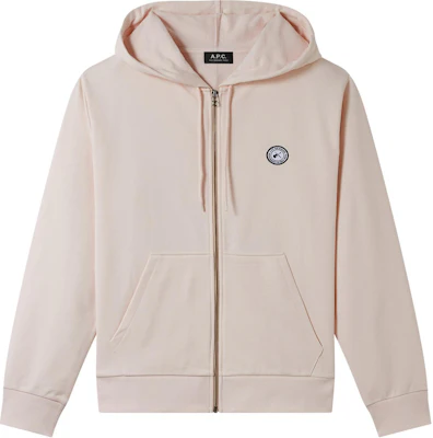 A.P.C. Hoodie Logo Lencana Jaket Pink COESTH27678FABFAB Buy A.P.C. Hoodie Logo Lencana Jaket Pink COESTH27678FABFAB