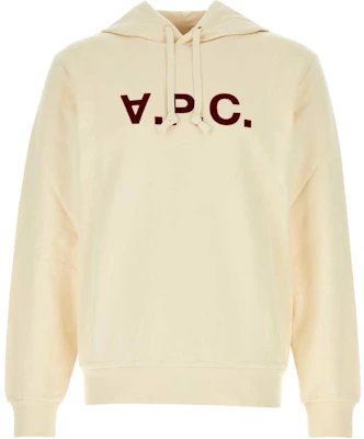 A.P.C. Hoodie Logo Cetakan Huruf Beige COHBNM27908-ALG Buy A.P.C. Hoodie Logo Cetakan Huruf Beige COHBNM27908-ALG