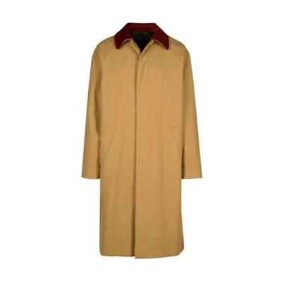A.P.C. Beige Single-Breasted Mid-Length Jacket for Men COHAKM01548-BAA