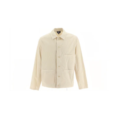 A.P.C. Beige Solid Single-Breasted Long Sleeve Jacket COEPYH02783AAD
