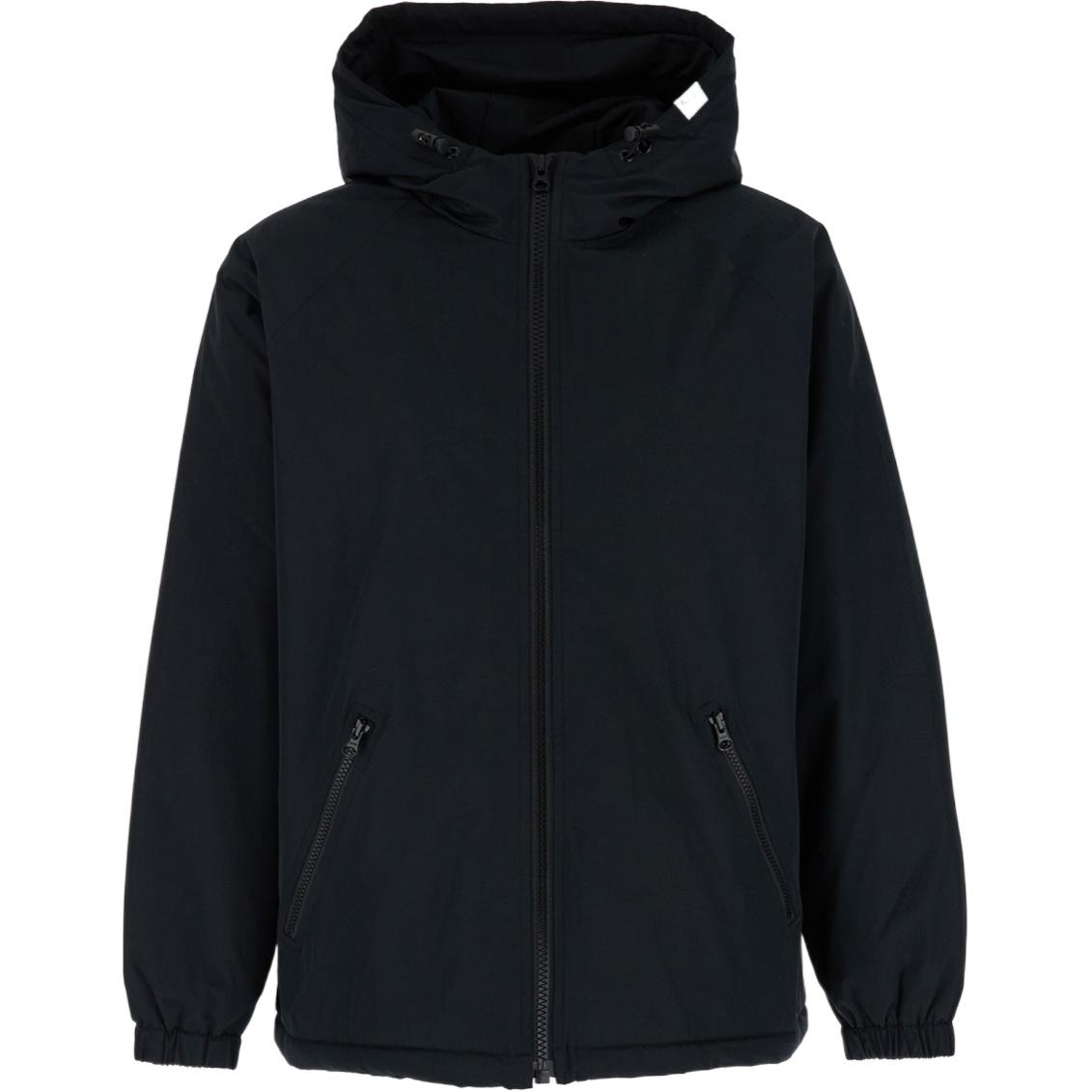 A.P.C. Black Solid Color Zip-Up Hoodie Jacket PSAJBM02674-LZZ