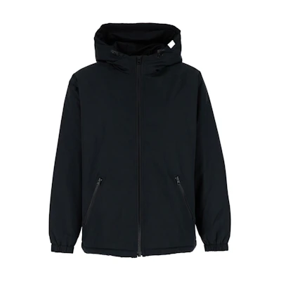 A.P.C. Black Solid Color Zip-Up Hoodie Jacket PSAJBM02674-LZZ