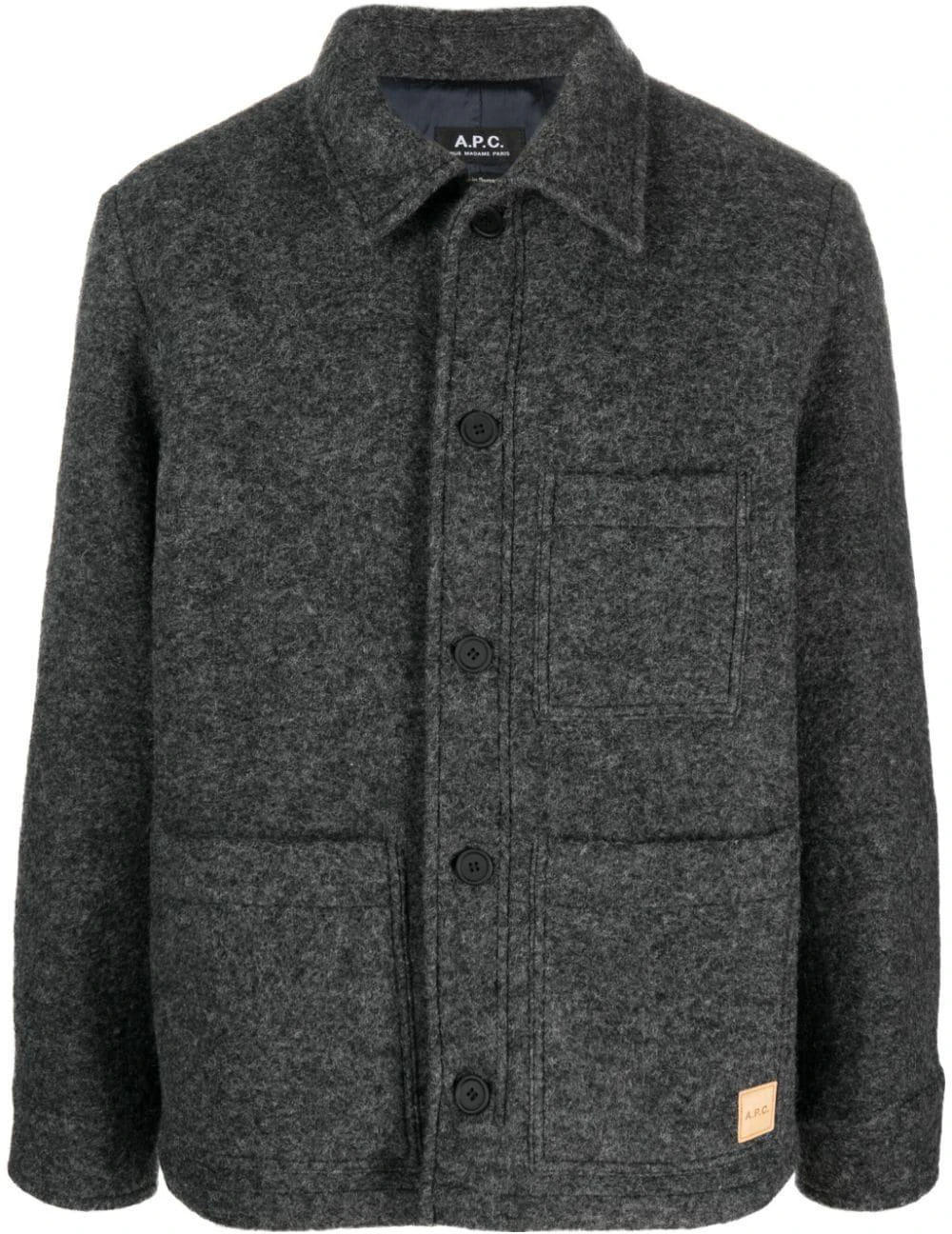 a-p-c-black-solid-loose-fit-long-sleeve-jacket-with-pointed-collar-wvbcah-02713-pla
