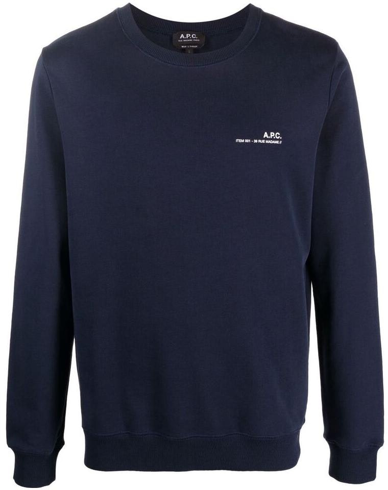 a-p-c-blue-crewneck-sweatshirt-with-logo-print-cofbqh-27608-iak