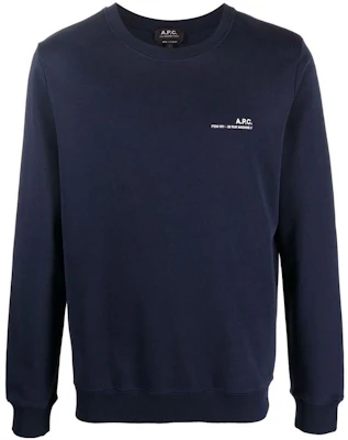 A.P.C. 蓝色标志印花圆领卫衣 COFBQH27608IAK Buy A.P.C. 蓝色标志印花圆领卫衣 COFBQH27608IAK