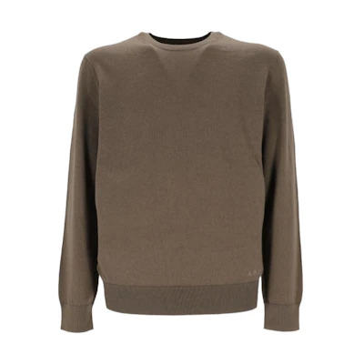 A.P.C. Brown Solid Color Crewneck Casual Long Sleeve Sweatshirt COGCNH23184-JAA