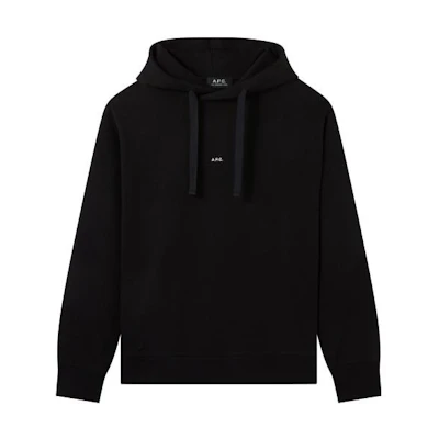 A.P.C. Casual Trendy Simple Hoodie - Black COEIPH2762210-LZZ