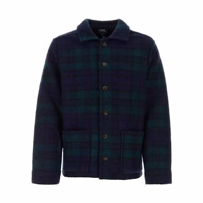A.P.C. Checkered Single-Breasted Long-Sleeve Jacket Unisex WOAPVM02865IAK