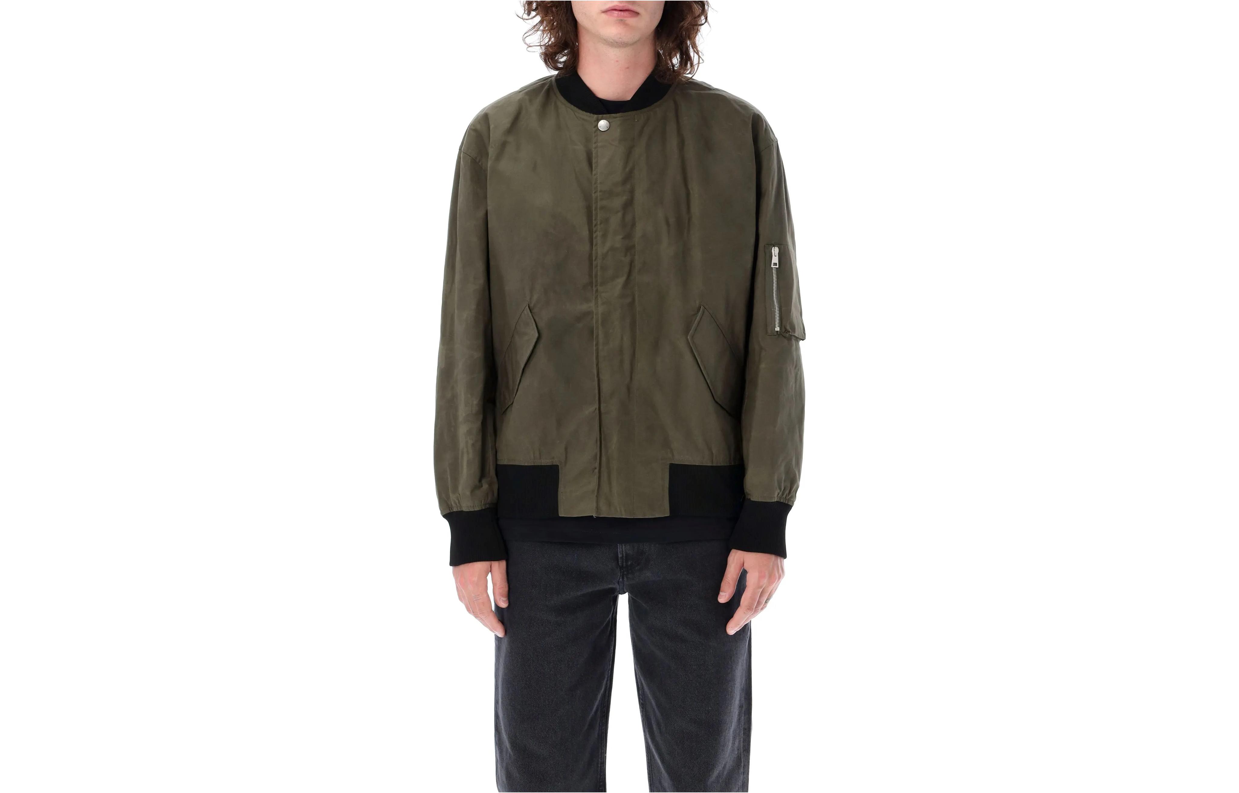 A.P.C. Colorblock Loose Fit Jacket Men’s Khaki Green H02842COERC-JAA