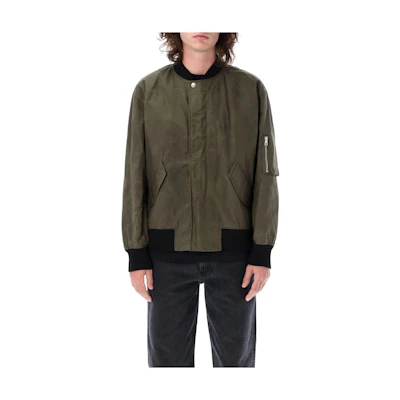 A.P.C. Colorblock Loose Fit Jacket Men’s Khaki Green H02842COERC-JAA