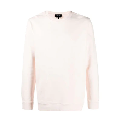 A.P.C. Crewneck Ribbed Pullover Sweatshirt Men’s Beige H27665COEPQ-EAD