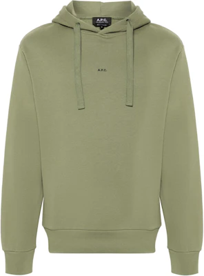 Sudadera con Capucha A.P.C. Khaki de Cordón y Mangas Largas Ribeteadas COEIPH27622-JAA Buy Sudadera con Capucha A.P.C. Khaki de Cordón y Mangas Largas Ribeteadas COEIPH27622-JAA