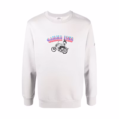 A.P.C. FW21 Gimme Five Solid Crewneck Sweatshirt Grey COEBHM27667-PLA