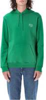 A.P.C. FW22 Green Printed Logo Oversized Hoodie Edition H27733COEZDKAA A.P.C. FW22 Green Printed Logo Oversized Hoodie Edition H27733COEZDKAA