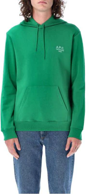 A.P.C. FW22 綠色印花Logo寬鬆版連帽衫 H27733COEZDKAA Buy A.P.C. FW22 綠色印花Logo寬鬆版連帽衫 H27733COEZDKAA