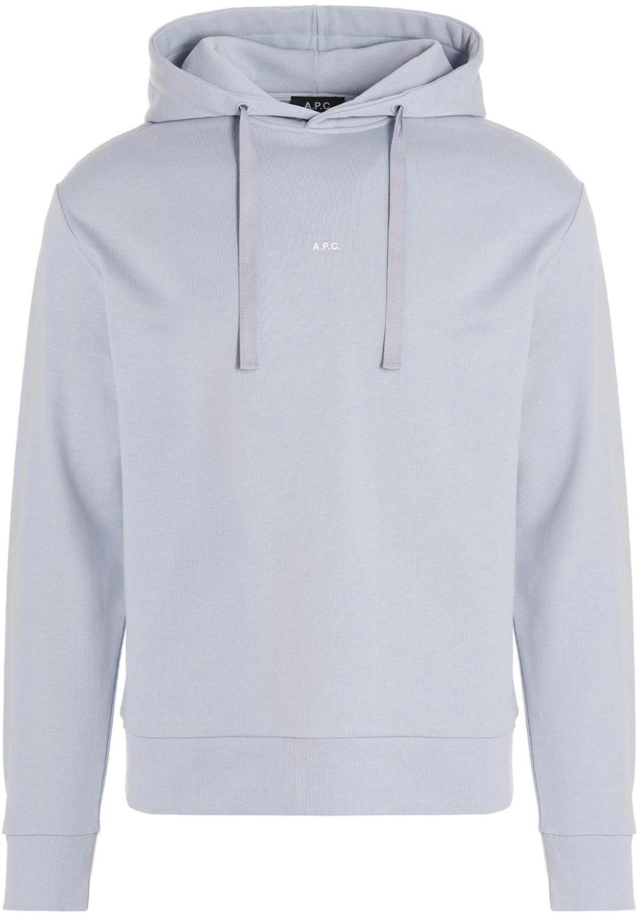 a-p-c-fw-22-solid-color-letter-print-hoodie-blue-long-sleeve-pullover-coeiph-27622-had