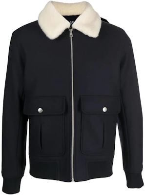 Chaqueta A.P.C. FW22 Azul Marino con Cremallera Color Sólido Exterior. WOAONH02761IAK Buy Chaqueta A.P.C. FW22 Azul Marino con Cremallera Color Sólido Exterior. WOAONH02761IAK