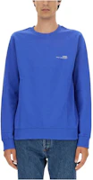 A.P.C. FW23 Blue Crewneck Pullover Sweatshirt COFBQH27608IAG A.P.C. FW23 Blue Crewneck Pullover Sweatshirt COFBQH27608IAG