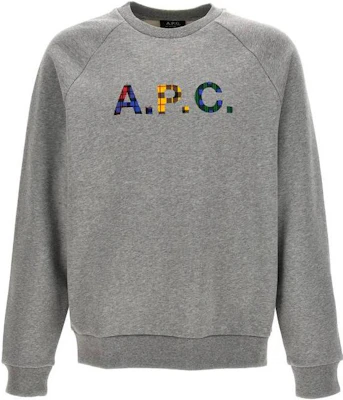 A.P.C. FW23 Baju Kelabu Crewneck dengan Rekaan Cetakan Huruf COGVFH27843PLA Buy A.P.C. FW23 Baju Kelabu Crewneck dengan Rekaan Cetakan Huruf COGVFH27843PLA
