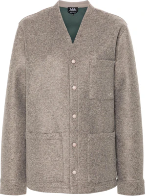 아페쎄 FW24 아몬드 베이지 싱글 브레스트 V넥 긴팔 자켓 PSAFUH22200-BEIGE Buy 아페쎄 FW24 아몬드 베이지 싱글 브레스트 V넥 긴팔 자켓 PSAFUH22200-BEIGE