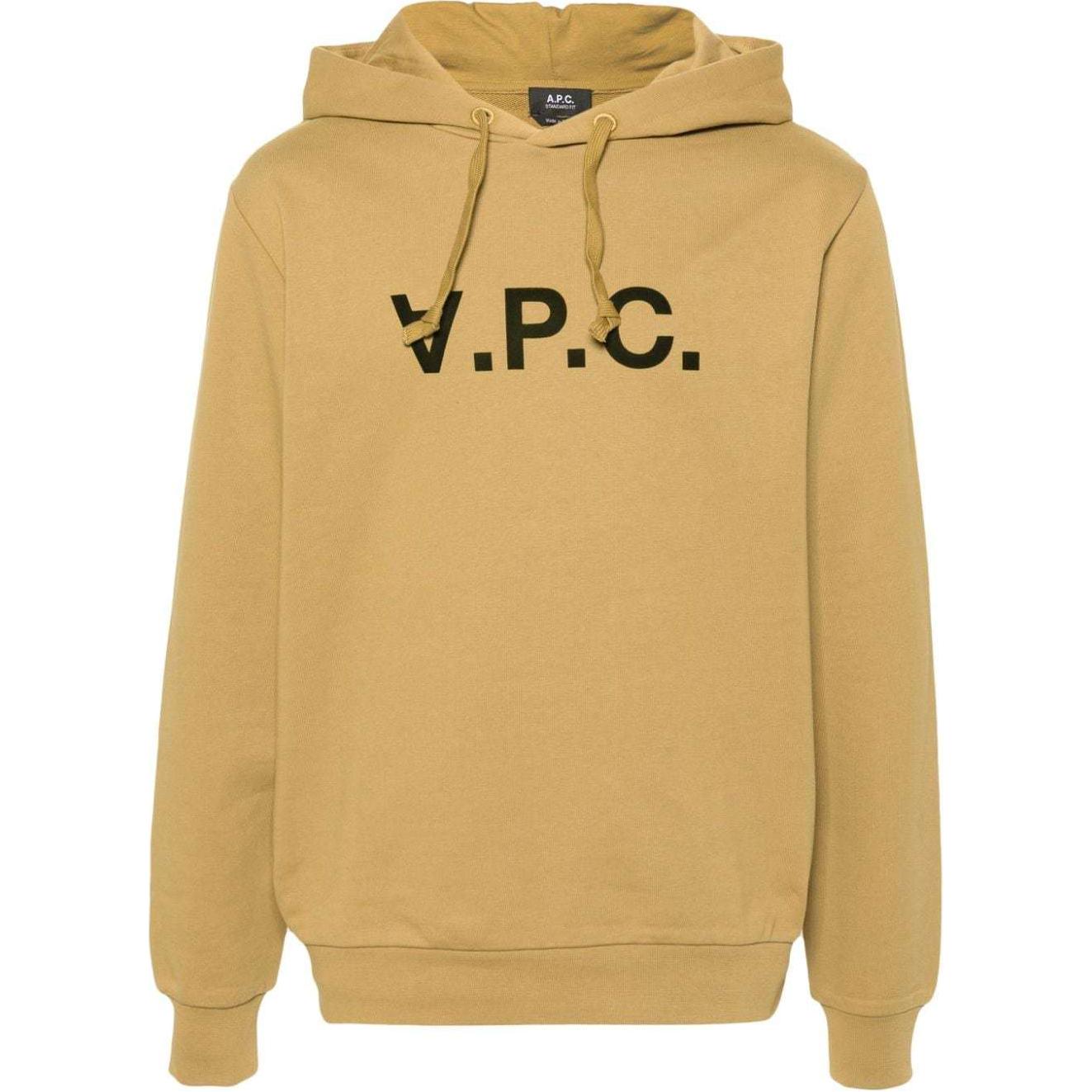 A.P.C. FW24 Apple Green Textured Knit Hoodie COHBNM27908-GREEN