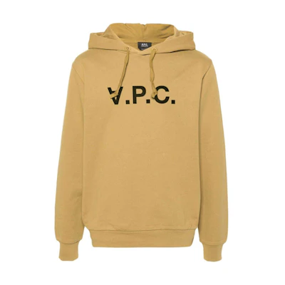 A.P.C. FW24 Apple Green Textured Knit Hoodie COHBNM27908-GREEN