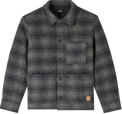 Chaqueta A.P.C. FW24 Caqui Cuadros Bolsillo de un Solo Botón. WVBDFH02961-JAA Buy Chaqueta A.P.C. FW24 Caqui Cuadros Bolsillo de un Solo Botón. WVBDFH02961-JAA