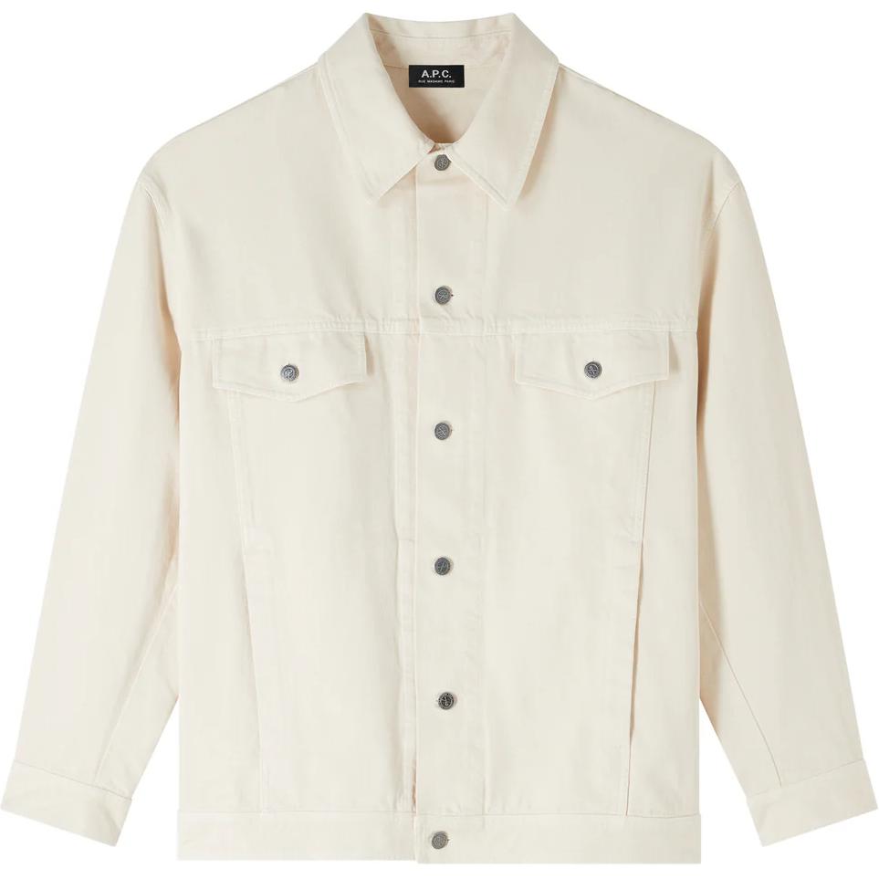 A.P.C. FW24 Loose Fit Long Sleeve Pocket Jacket Natural Men’s COGZVH02913-AAD